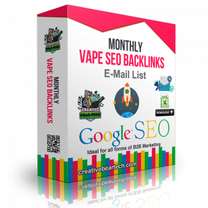 Monthly Vape SEO Backlinks Package for Vape Shops