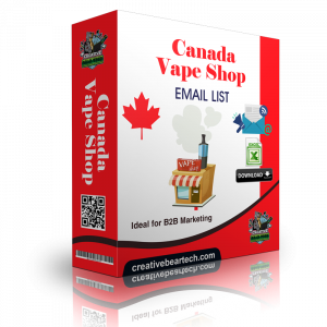 Canada Vape Shop Database