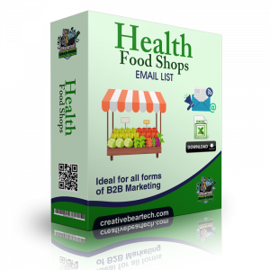 Health Food Shops Email List - B2B Mailing List of Health Shops