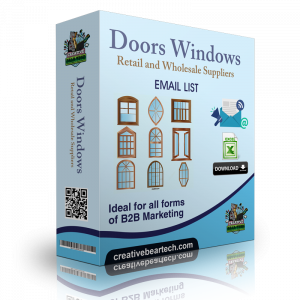 Doors & Windows Retail and Wholesale Suppliers B2B Data List
