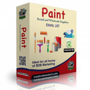 Paint Retail and Wholesale Suppliers B2B Email List