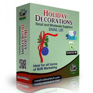 Holiday Decorations Retail and Wholesale Suppliers B2B Email List