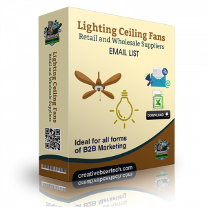Lighting & Ceiling Fans Retail and Wholesale Suppliers B2B Email List